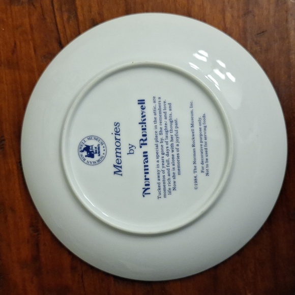🪑 Norman Rockwell collector plates and tankard. Memories, Bedtime, Cobbler. - Picture 10 of 11